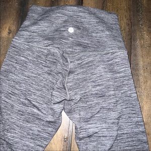 heathered grey lululemon leggings
